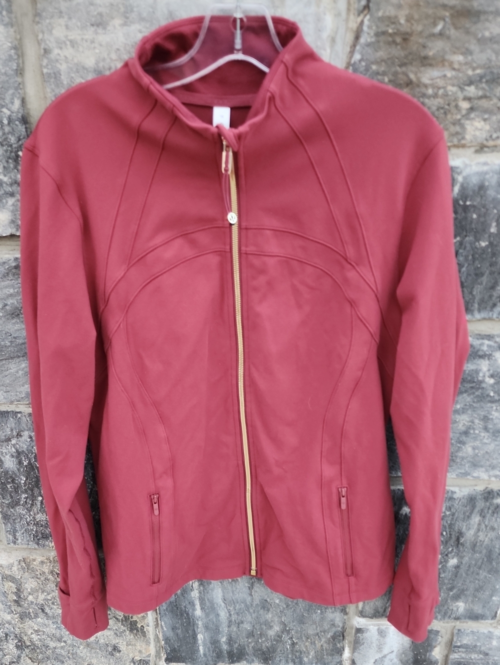 lululemon athletica Define Jacket Luon In Mulled Wine size 18